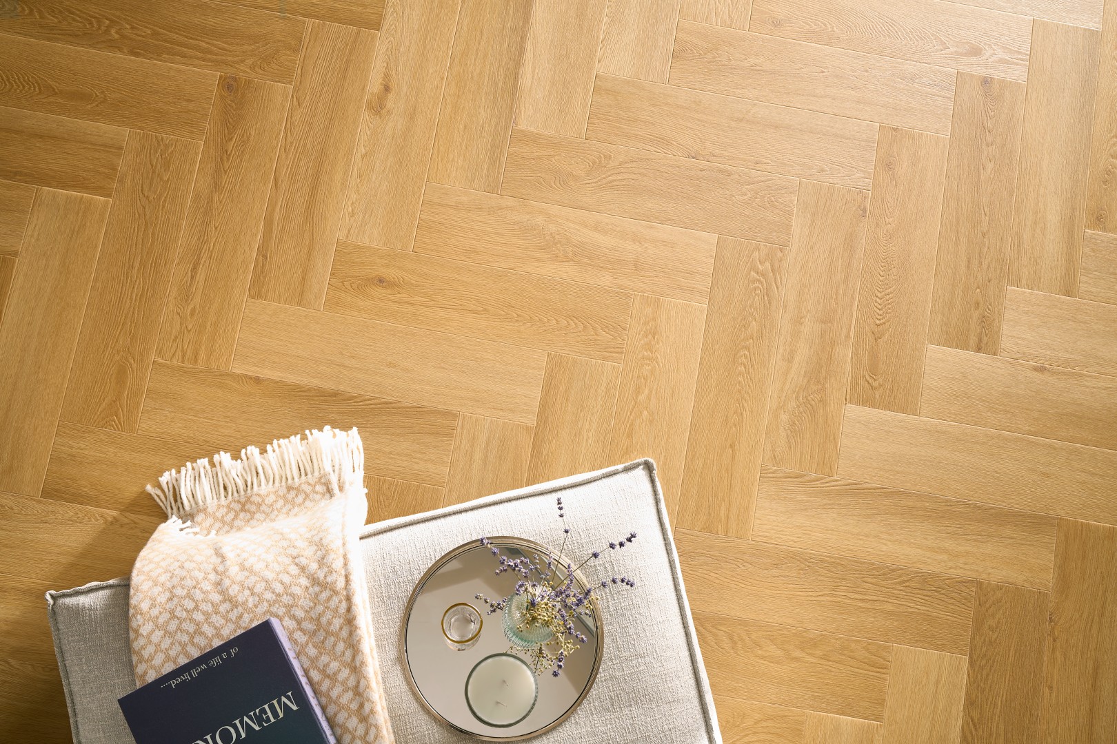 Arbiton Amaron Herringbone Дуб Менор ялинка