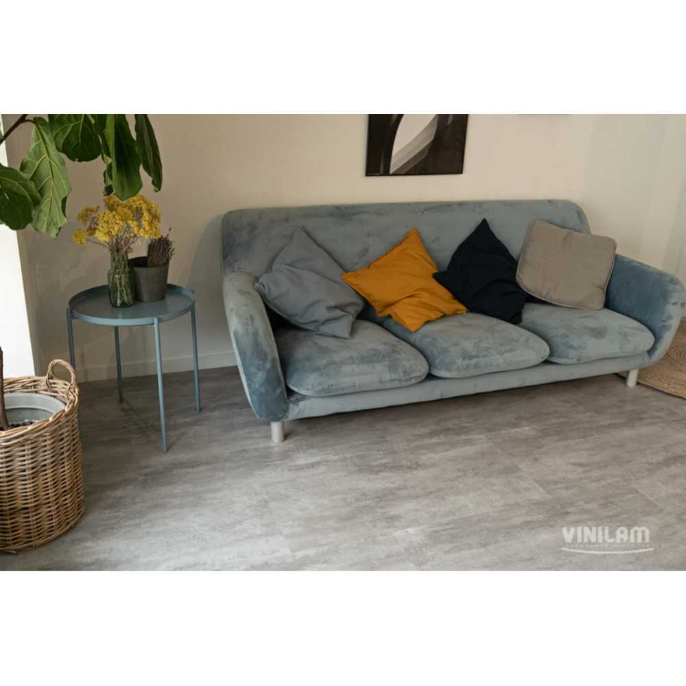 Vinilam Ceramo Stone Цемент світлий плитка