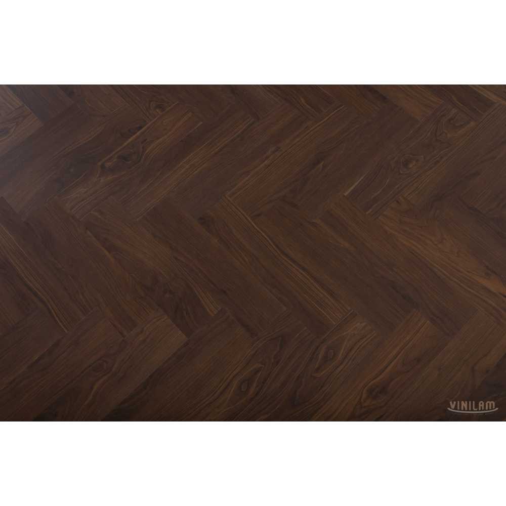Vinilam Herringbone Горіх американський ялинка клейова ялинка на клей